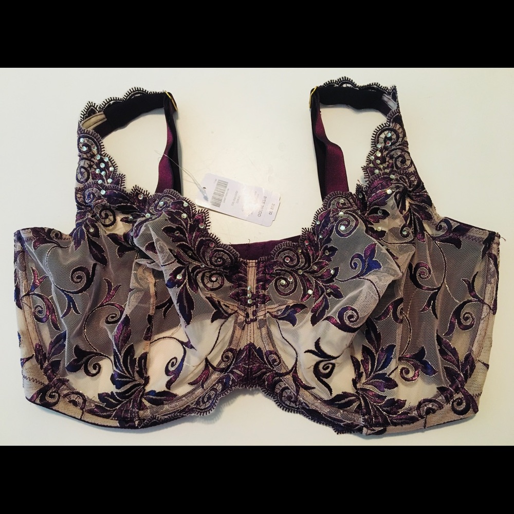 Soma Sensuous Lace unlined bra 38DDD NWT